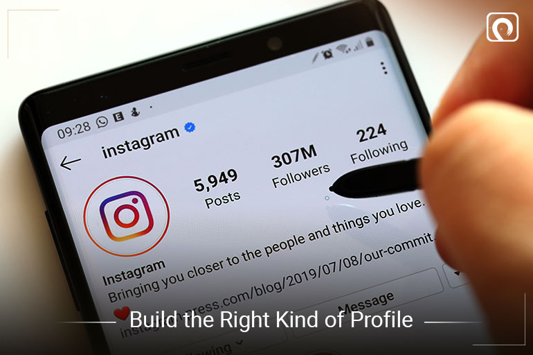 Build a great profile on Instagram