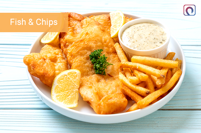 Fish and chips - Popular British Food