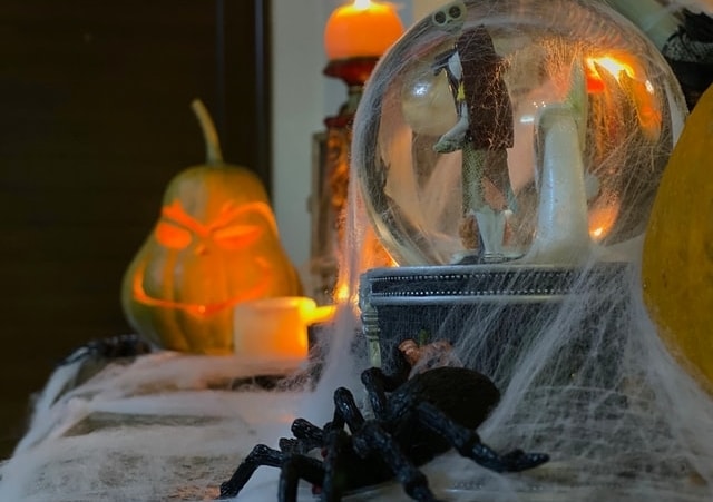 Halloween Decorations Idea - Crawley spider spots