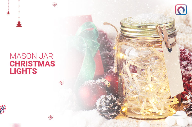 Christmas Gift - Mason jar chirstmas lights