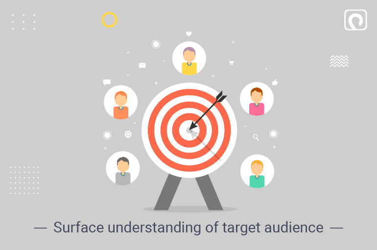 Entrepreneurial Mistake - Surface understanding of target audience
